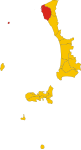 Map of comune of Livorno (province of Livorno, region Tuscany, Italy)